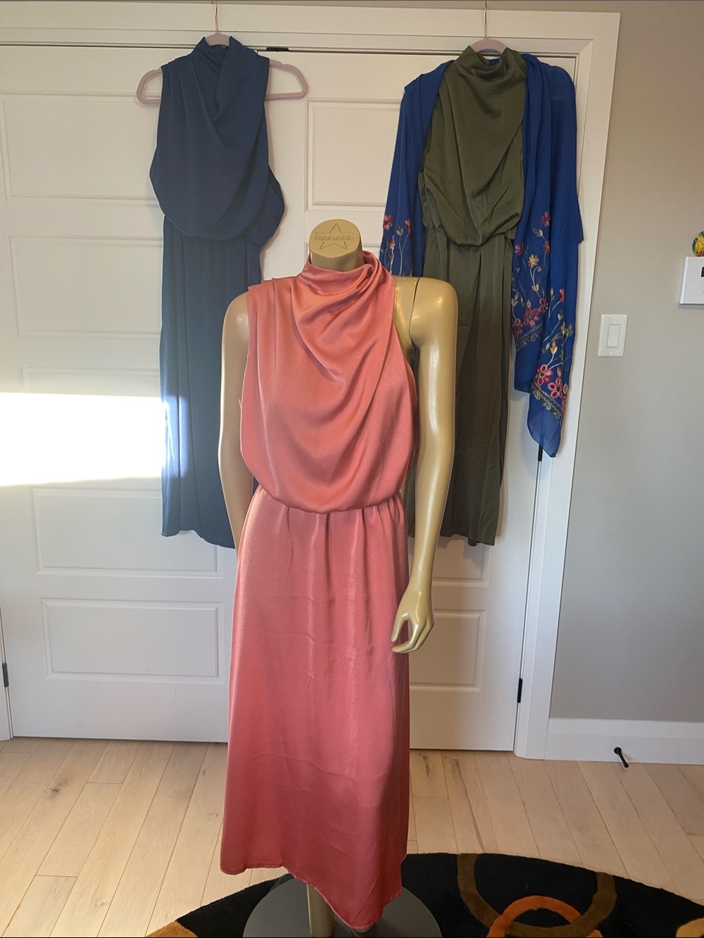 Dresses for a wedding not what I was looking for Med: PtP 21.5 lg: 22.5 Xl: 23.5